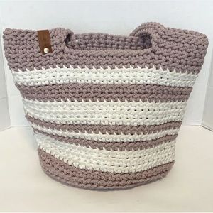 Sandra B Chunky Crochet Bag Purse Multicolor Women’s Purse SEE DESCRIPTION